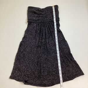 Vintage Sauvage Women’s Strapless Mini Dress Size S Black